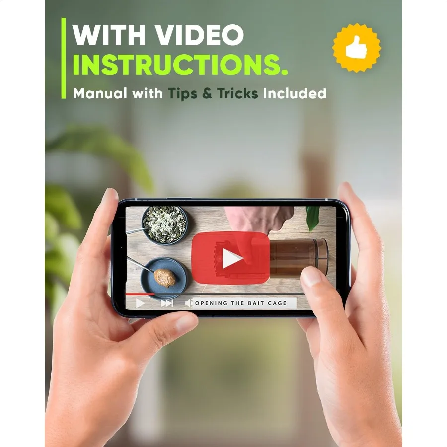 Humane Mouse Traps No Kill Live Catch and Release 4 Pack Reusable Easy to Use Clean No Touch Release Sensitive Includes Cleanin