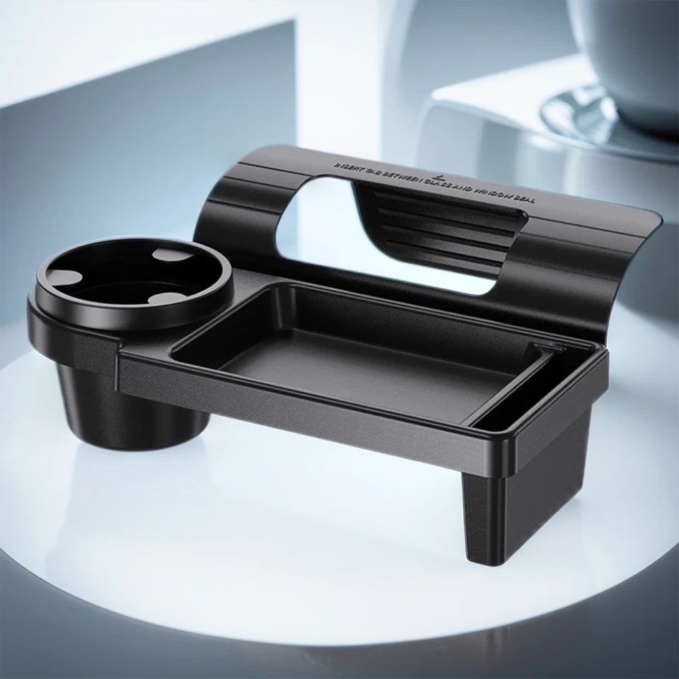 Multifunctional Car Window Organizer with Cup Holder