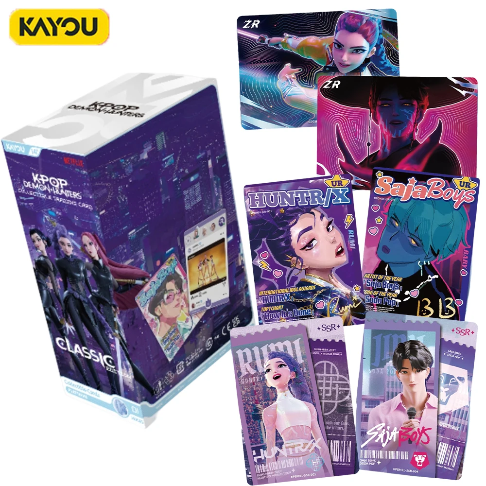 KAYOU Genuine Witch Hunting Girl Group Classic Version Official Collectible Trading Cards Full Box Idol Character Cards Gift