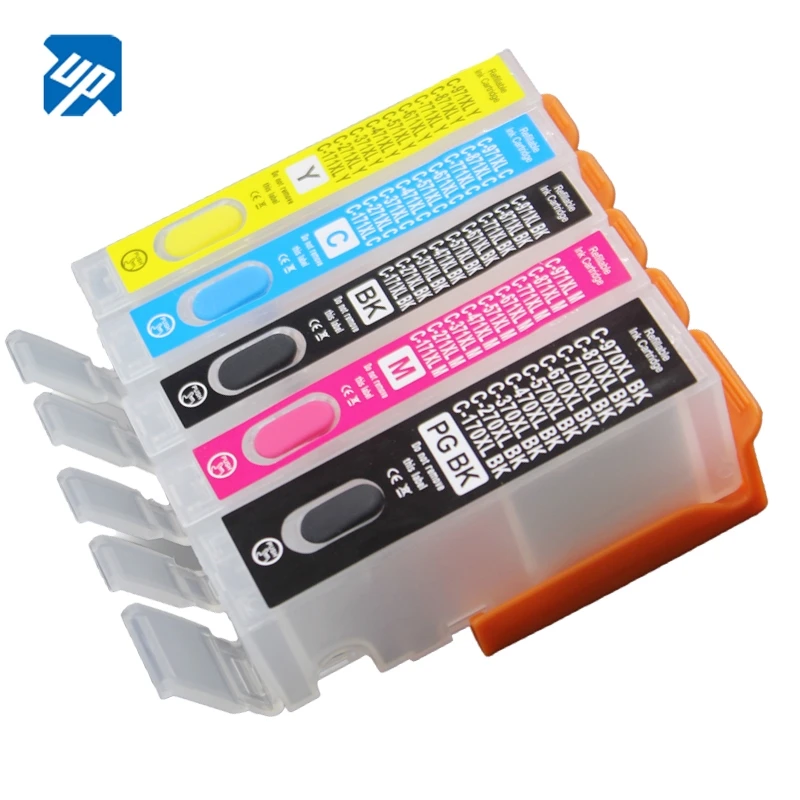 5pcs 570 571 PGI-570  CLI-571 refillable ink cartridge For canon Canon PIXMA TS6050 TS6051 TS6052 TS5050 TS5051 TS5052 TS5053