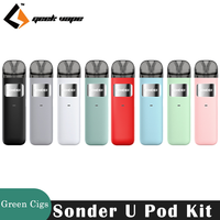 Original GeekVape Sonder U Pod Kit 20W 1000mAh Battery 2ml 0.7ohm U Cartridge E Cigarette Vaporizer Vape