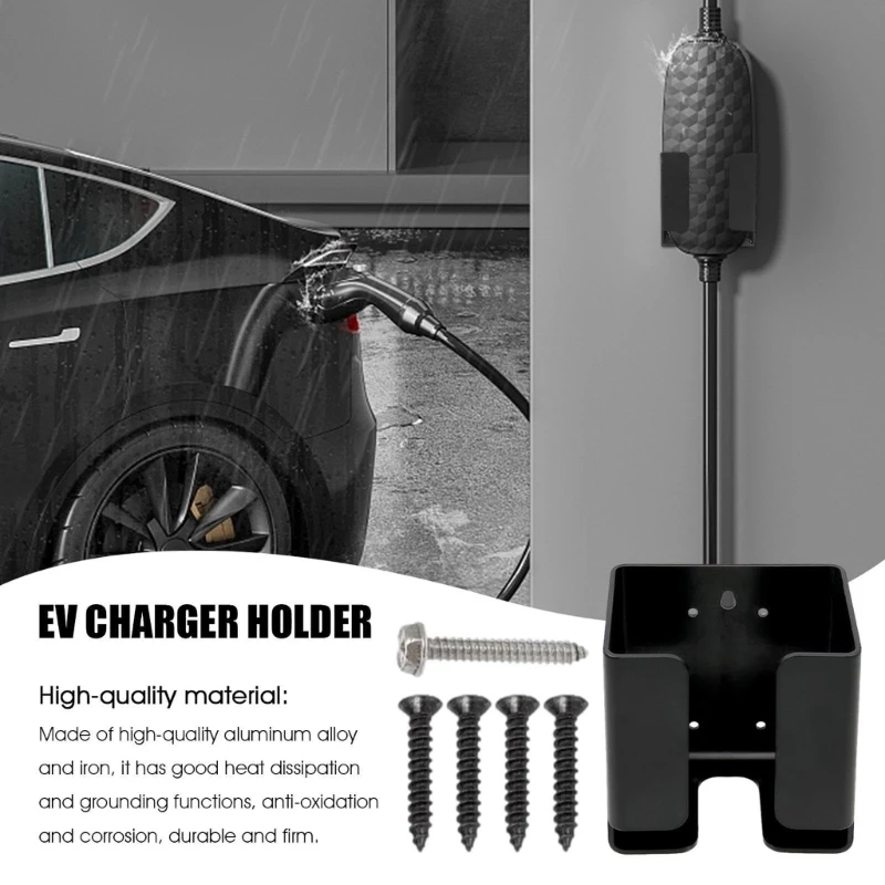 Electric Vehicle Charging Box Holder Bracket Stand With High Load Capacity Weather Resistant Materials For Long Term Use