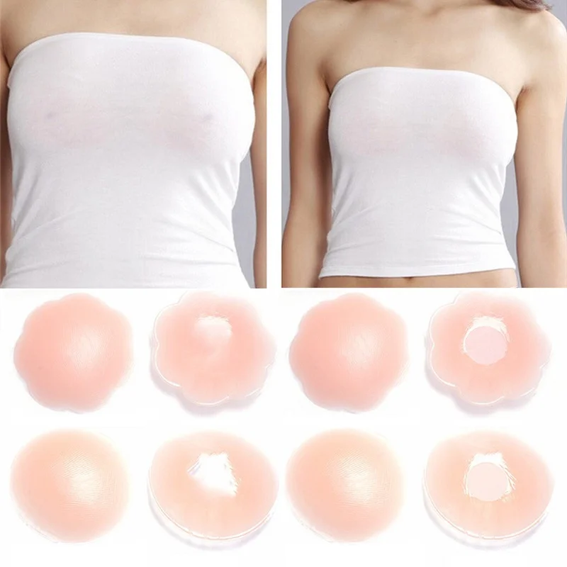 Silicone Bra Invisible Push Up Sexy Strapless Bra Stealth Adhesive Backless Breast Enhancer For Women Sticky Wedding Bikini Bras