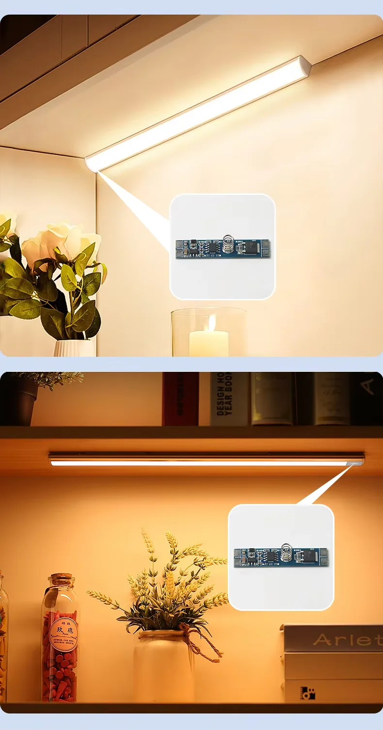 12V 24V LED-Licht mit Touch-Sensor-Schalter Bleifreier PCBA-Dimmer 8A Hochleistungs-LED-Licht-Touch-Schalter – Detail 3