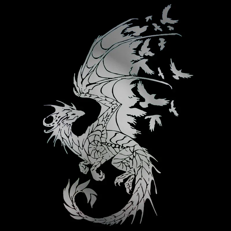 Samochód naklejki osobowość latający smok etykiety winylowe samochodu zderzak motocyklowy tył nadwozia okno dekoracyjna naklejka, 20CM