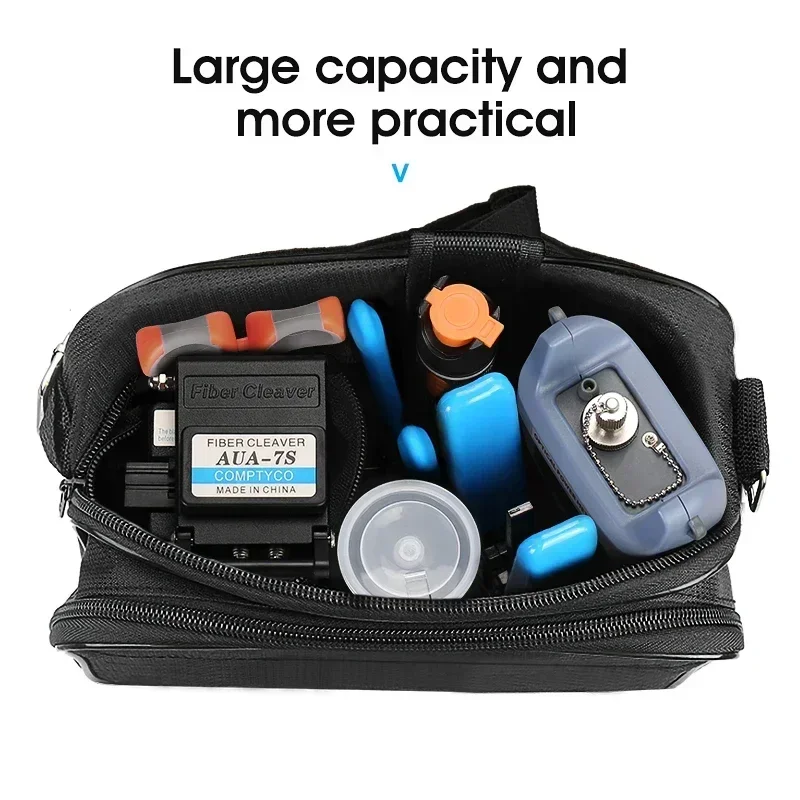AUA-7S FTTH Tool FTTH Fiber Optic Tool Kit with Fiber Optica Power Meter and 10mW Visual Fault Locator