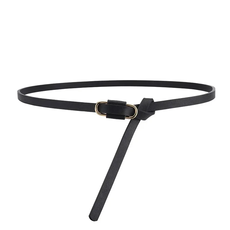 New Thin Beautiful PU Belts Women's Fashionable Belts Woman Dress Coat  Apparel Accessories Wholesale 1cm - AliExpress 200000297
