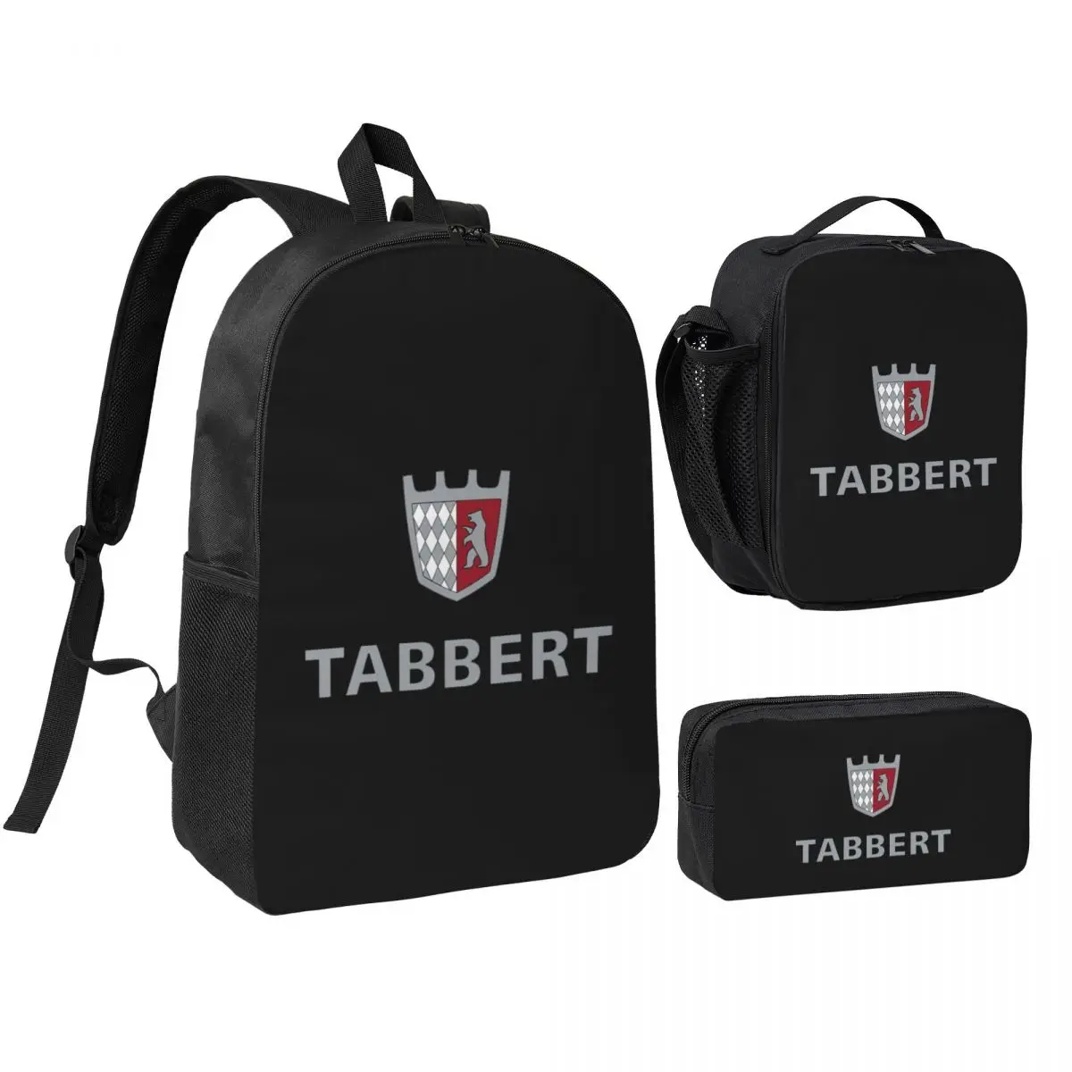 

Tabbert Caravan Backpack Student Boys Girls BookBag School Bag Laptop Shoulder Bags 3ps Insulated Lunch Bag Pencil Case
