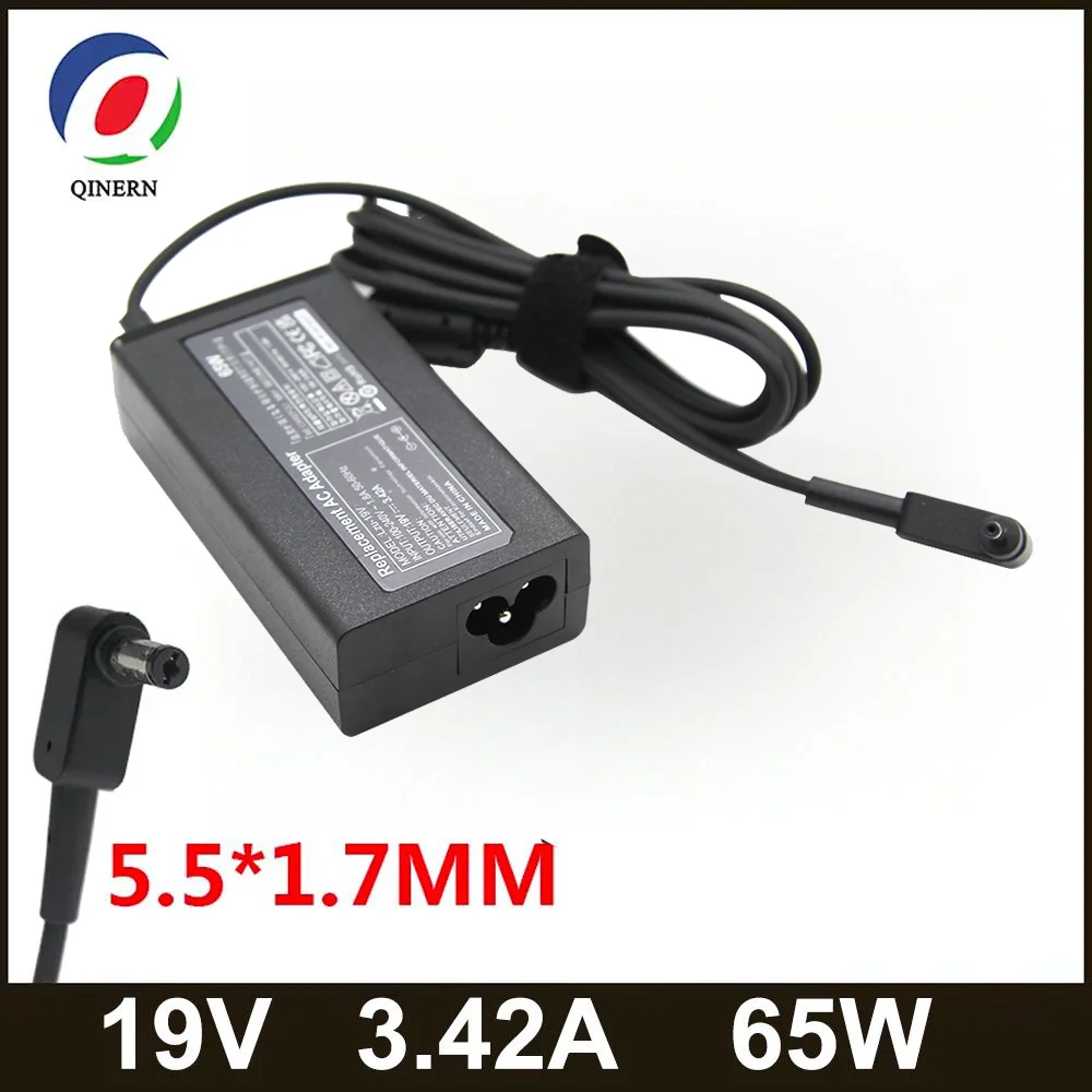 19V 3.42A 5.5*1.7MM 65W Adapter Charger for Acer Aspire 5315 5630 5735 5920 5535 5738 6920 7520 PA-1650-86 S3 E15 Power Supply