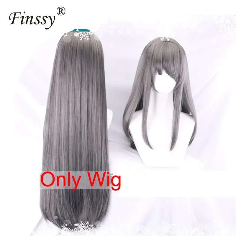 Senior Sakurajima Mai Cosplay Bunny Girl Halloween Funny Costume Wigs/Headwear/Clothes/Socks/High Heels MN9