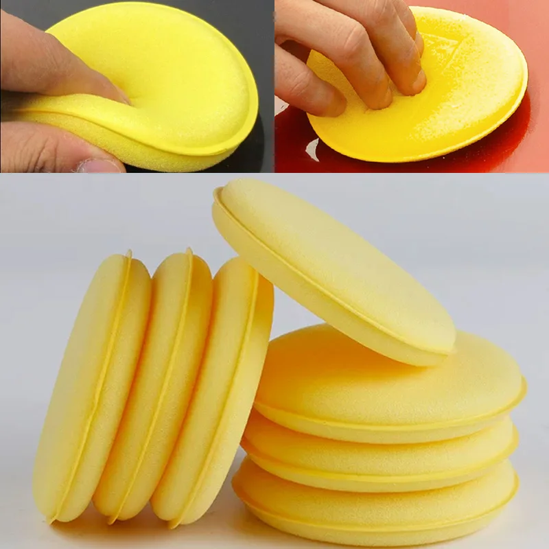 Car Detailing Tools Car Polishing and Waxing Sponges High-Density Foam Application Pads for Detailed Car Washing and Maintenance image 5