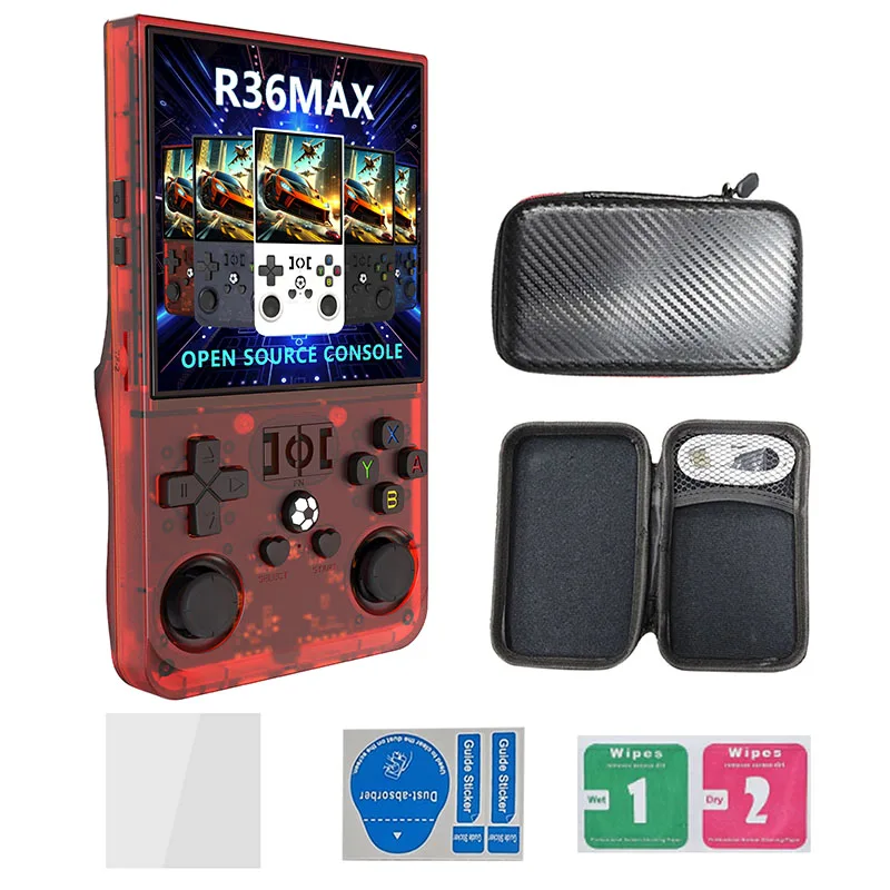 R36 Max Originele Console Handheld Game Spelers 4 inch IPS Scherm Open Source Console Retro Pocket Video Player 64G/128G Snel Schip - afbeelding 1