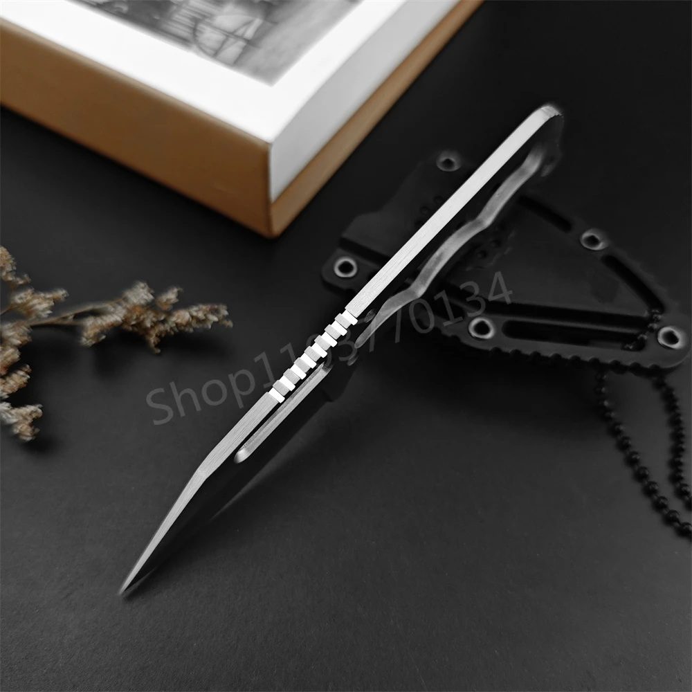 Hot-selling Small Neck Keychain Knife Fixed Blade Knife 5Cr15MoV Blade Steel Handle Outdoor EDC Camping Hiking Survival Tool