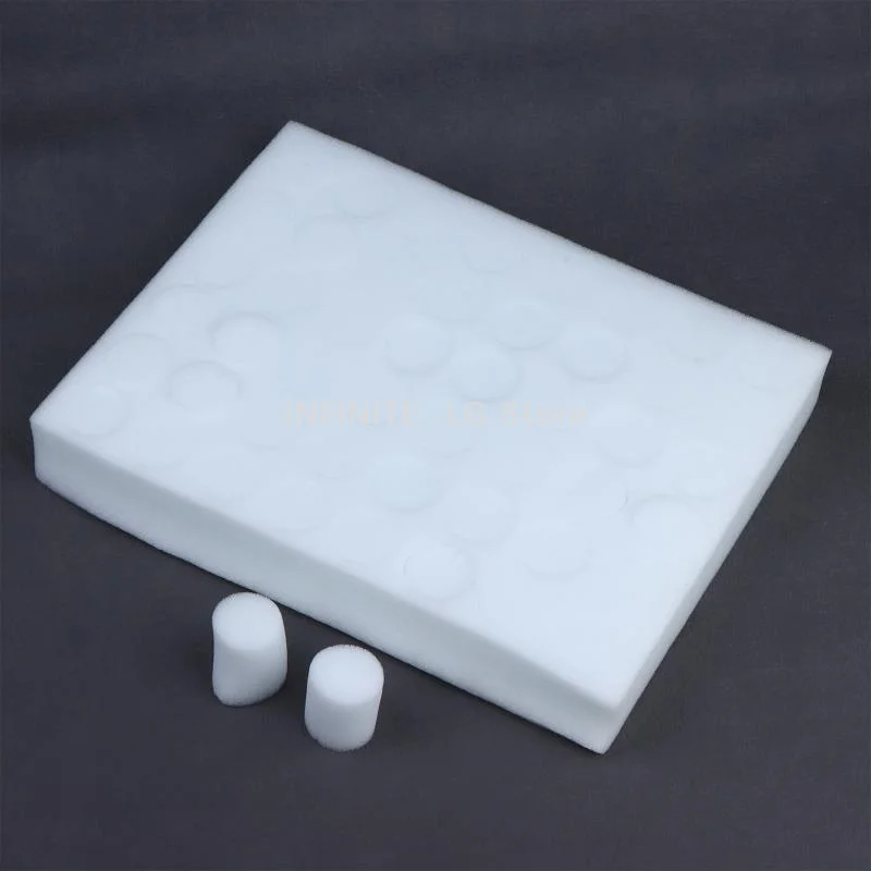 50Pcs Polyurethane Sponge Garden Cultivation Growing Media Sponge Vegetable Soilless Hydroponic Baskets Planting Sponge