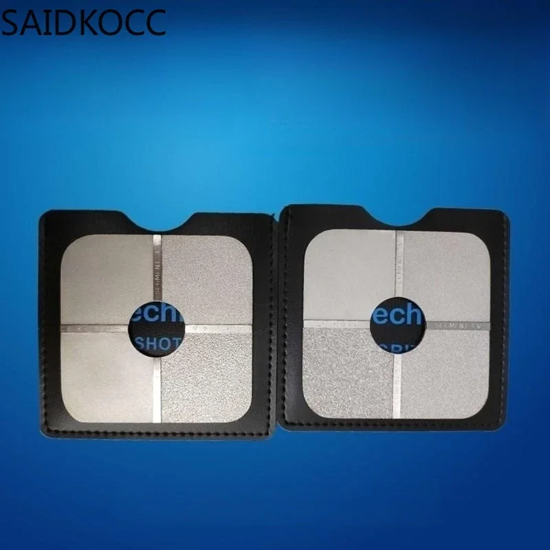 

SP125 sandblasting roughness comparison sample block SA2.5 level SA3 sandblasting surface comparison plate ISO8503 standard