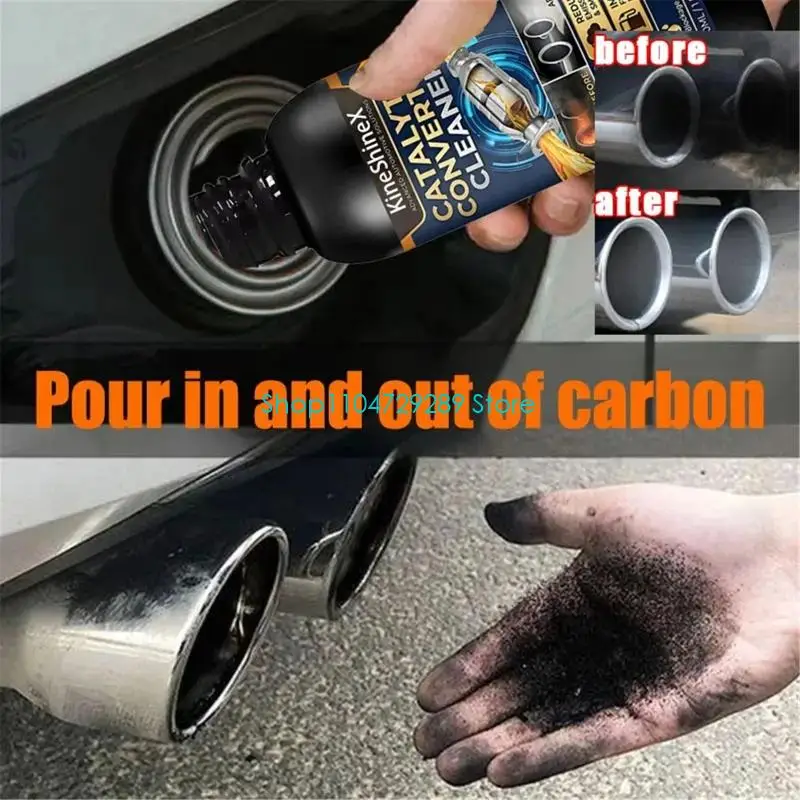 D8KE Automotive Service Maintenance Additive, Car Catalytic Converter Cleaners Clean Accelerators for Routine Upkeep in Service