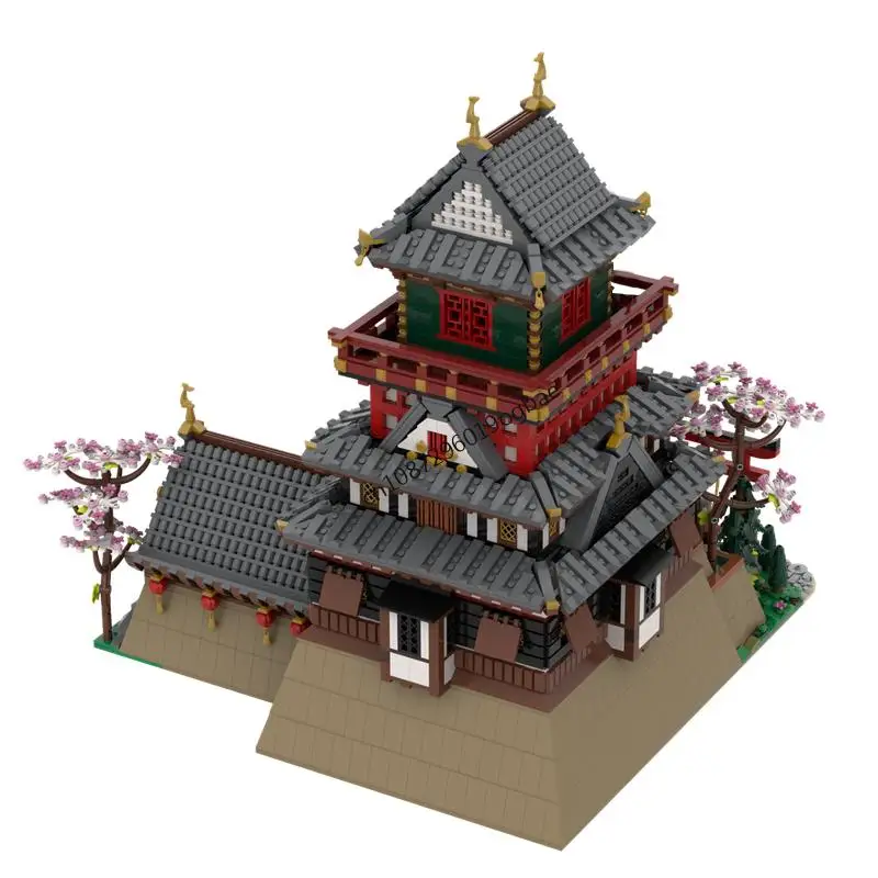 Novo 6618 pçs jogo série de filmes moc ninja samurai castelo modelo diy idéias criativas natal childtoy montagem quebra-cabeça presente aniversário