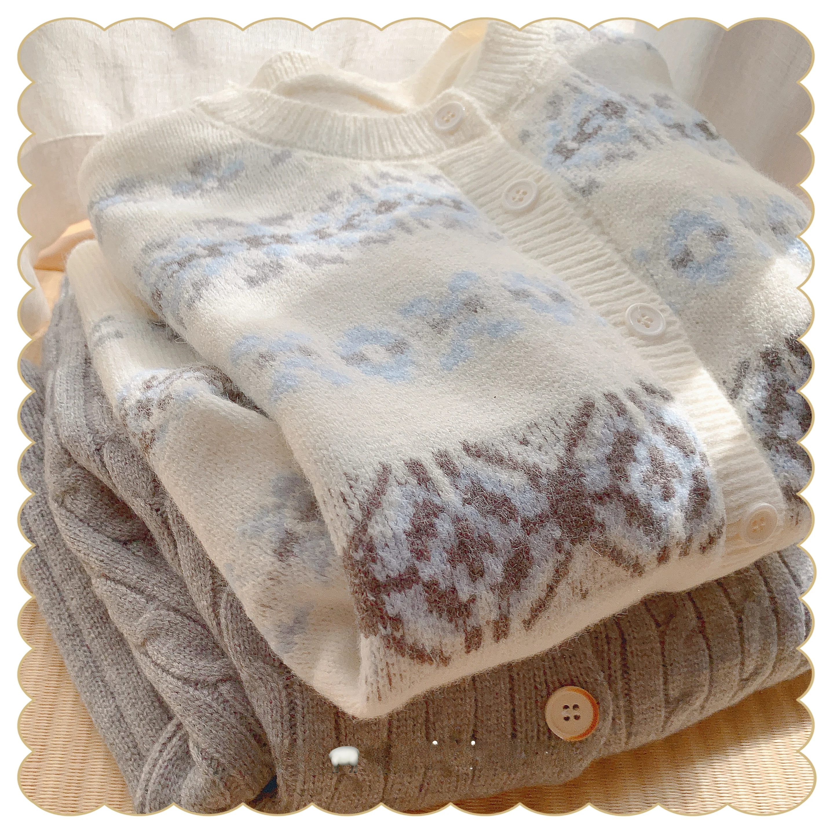 

Nordic Sle Вязаная длинная толстовка с капюшоном ручной работы Све Открытый кардиган Двусторонняя кисточка Легкий свитер стандартного кроя