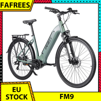 FAFREES FM9 CITY Electric Bicycle 700C*45C Tire 250W Bafang Mid-drive Motor 36V 15Ah Battery for 100KM Range 150kg Max Load