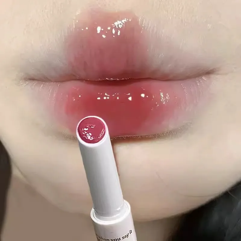 Pressing Solid Lipsticks Mirror Long Lasting Moisturizing Lip Glaze Non-fading Non-Stick Cup Lip Clay High Quality Hot Sale 2025