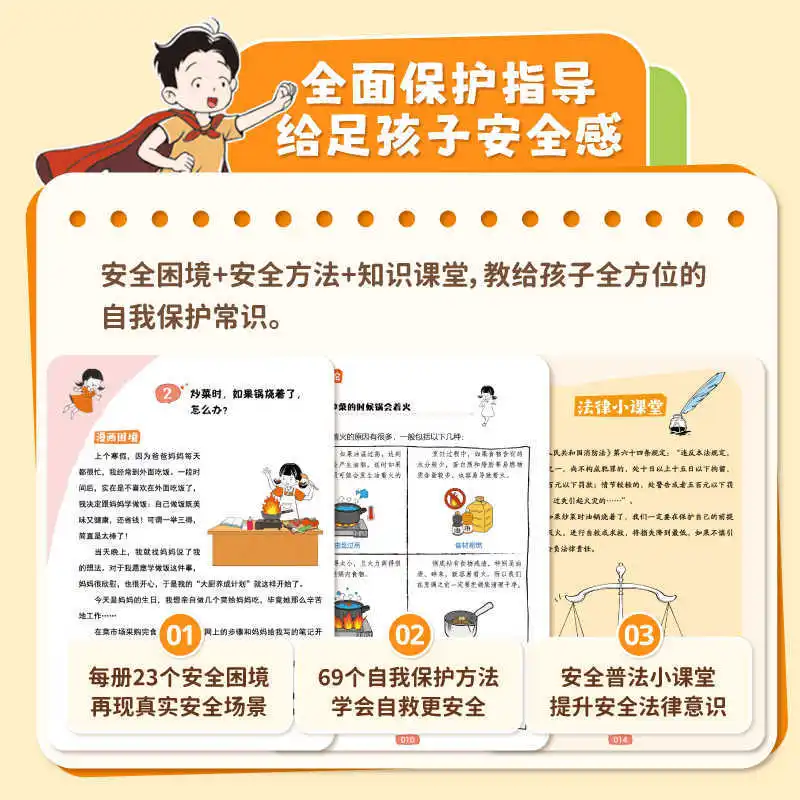 Protecting Oneself Is The Most Important, Boys' Article, Girls' Article, Safety Education Book, Pillow Book, Puberty Manual
