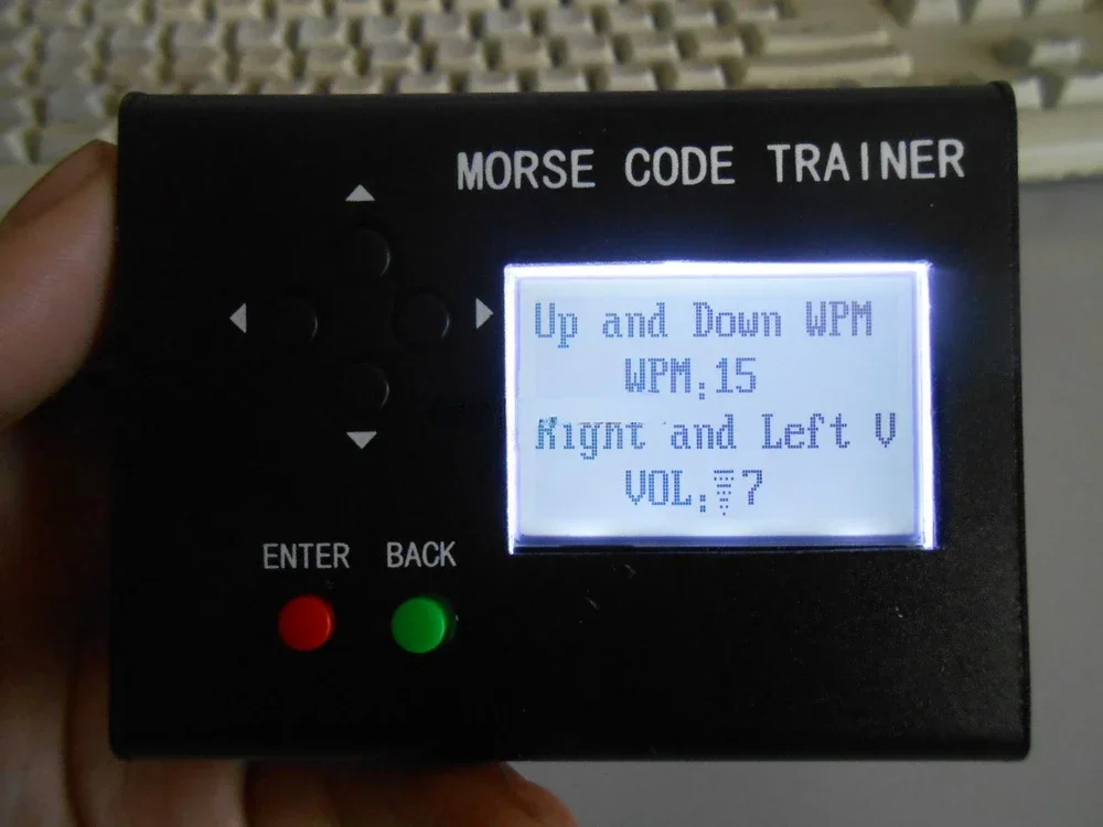 MORSE CODE TRAINER Moore Simo Wales Code Trainer Коротковолновое радио Телеграфный ключ Автоматическое обучение ключей CW Radio