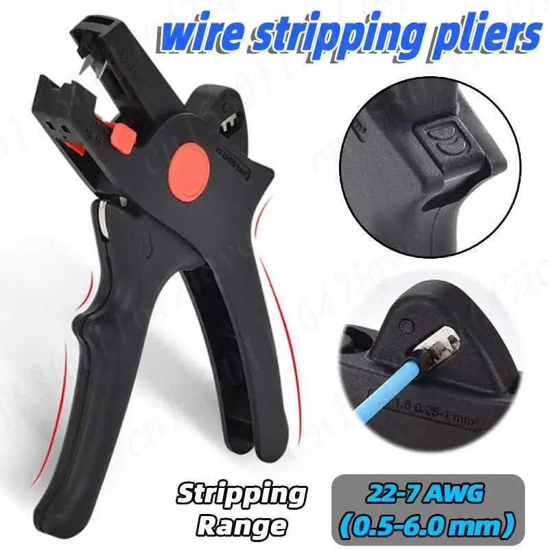

Adjustable Wire Stripper Cable Crimping Cutter 3 in 1 Electrical Cable Cutting Pliers Wire Stripping Precision Scissors Tools