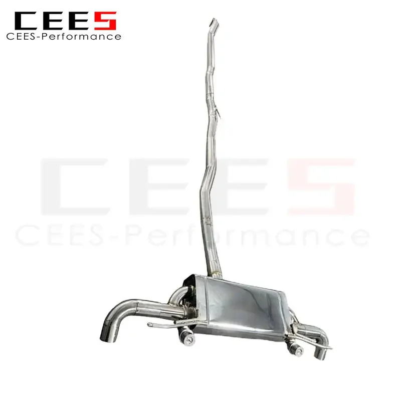 CEES for Mercedes Benz W177 A45 AMG A45S SS304 High Flow Performance Valved Mufflers Catback Exhaust System Assembly Car Tuning