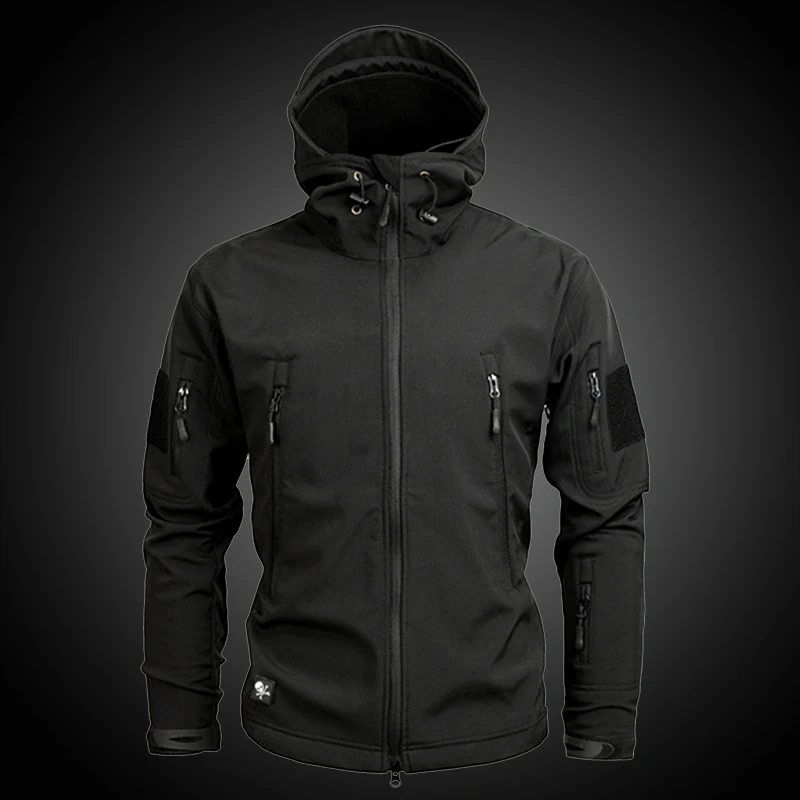 Mege Brand Clothing Autumn Men\'s Military Camouflage Fleece Jacket Army Tactical Clothing  Male Camouflage Windbreakers