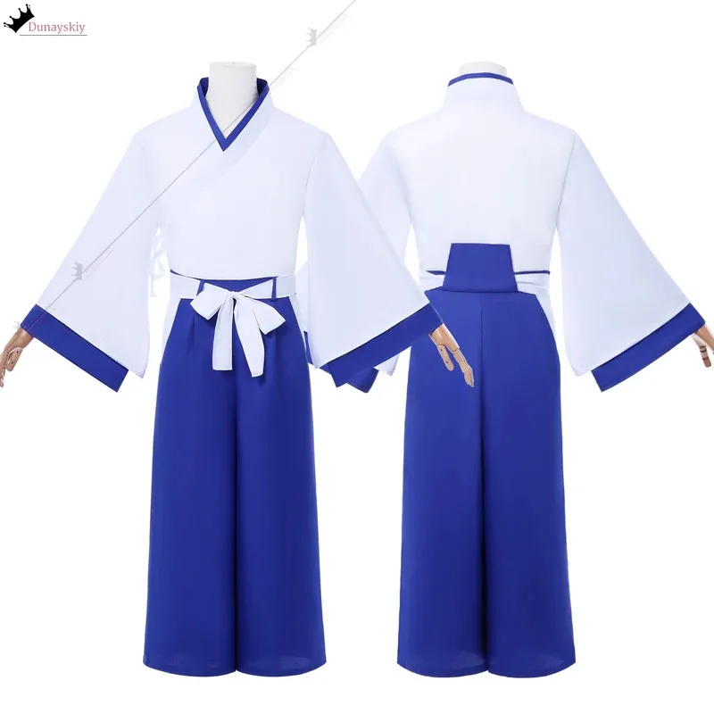 

COSda@Anime Kenyuu Densetsu Yaiba Cosplay Costumes Japanese Samurai and High School Sailor Suit Set Role-playing Outfits Prop Su