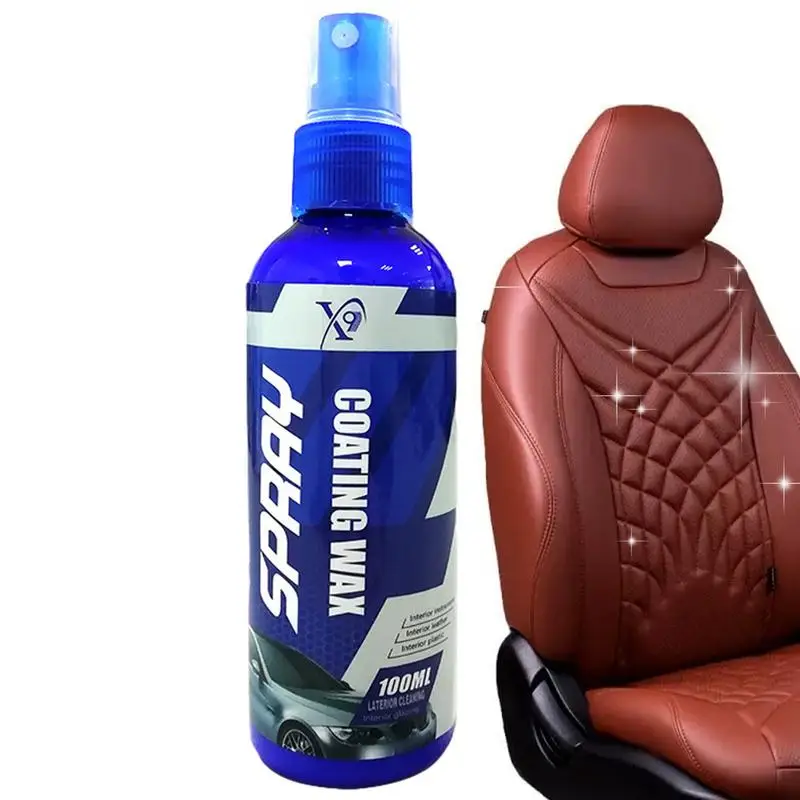 Car Leather Seat Cleaner Car Interior Detailer Interior Cleaner Car Leather Restorer Car Cleaning Spray For Dashboard Seat