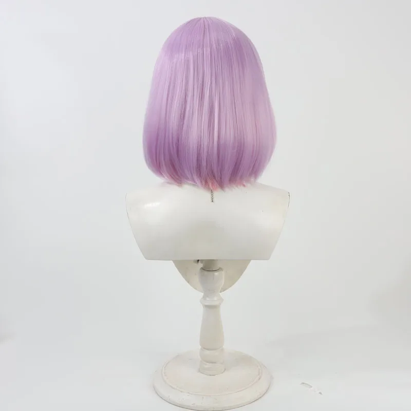 Parrucca cosplay virtuale YouTuber shinomiya runa Halloween Party Prop Capelli sintetici Fibra resistente al calore + cappuccio per parrucca