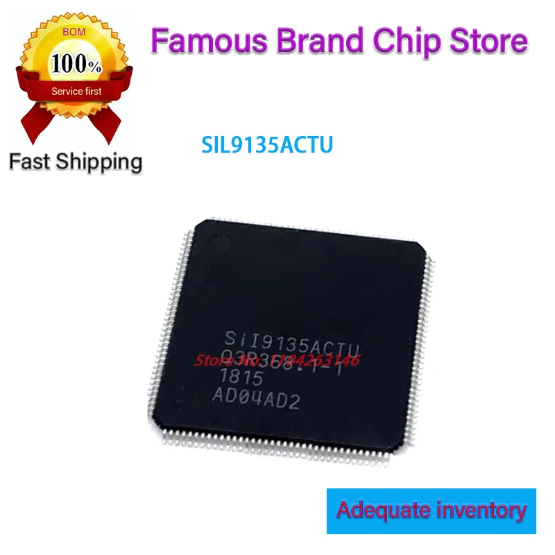 New SIL9135ACTU SII9135ACTU TQFP144  chip IC 5PCS