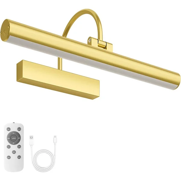 

светильник для картинки Скидка Декоративный настенный светильник Перезаряжаемый светильник для картин на батарейках, 3-цветная температура Беспроводная картина L