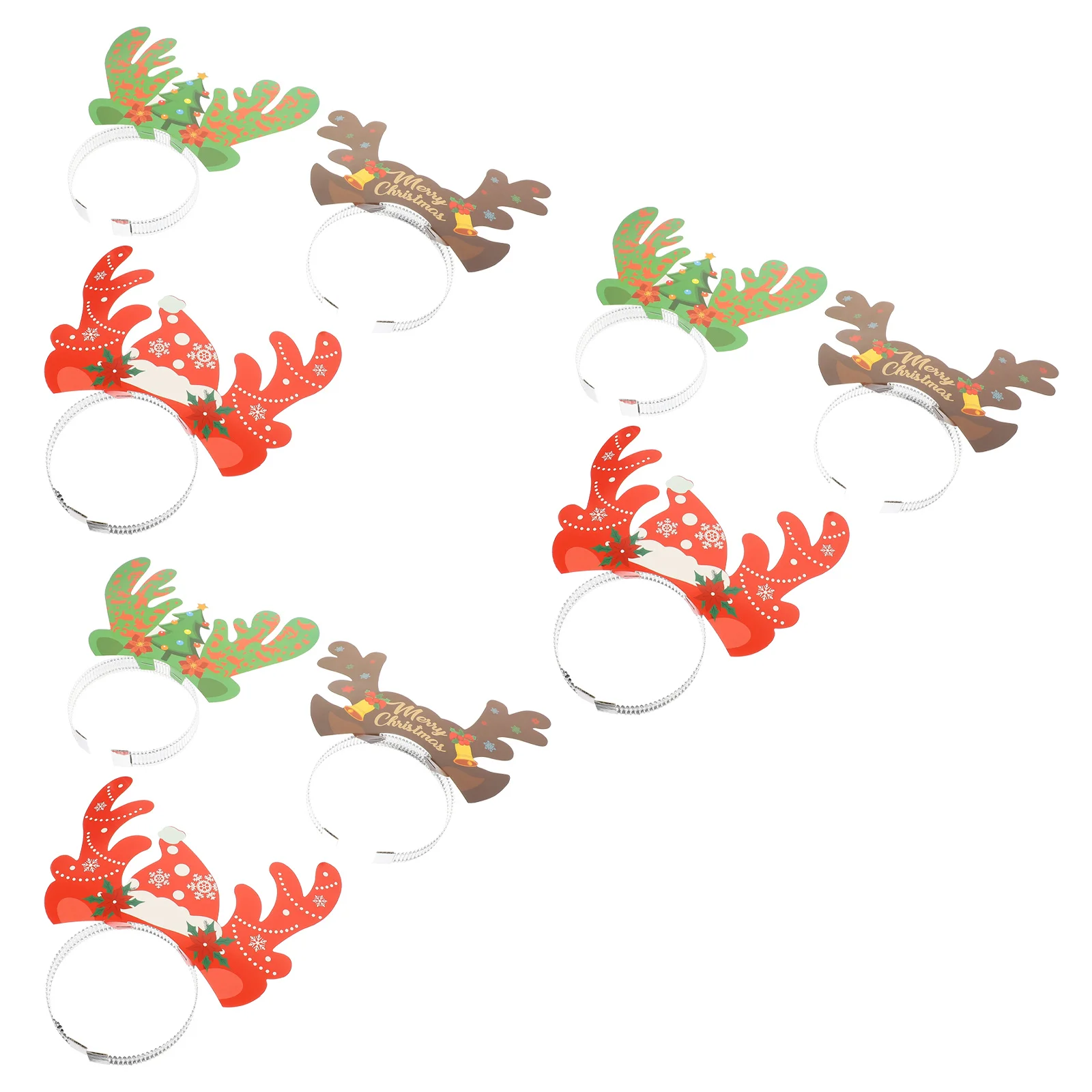 

9 шт., рождественские тематические застежки, рождественская вечеринка, косплей, обручи для волос с рогом оленя, костюм, реквизит для вечеринки, повязки на голову с рогами оленя, рождественские волосы