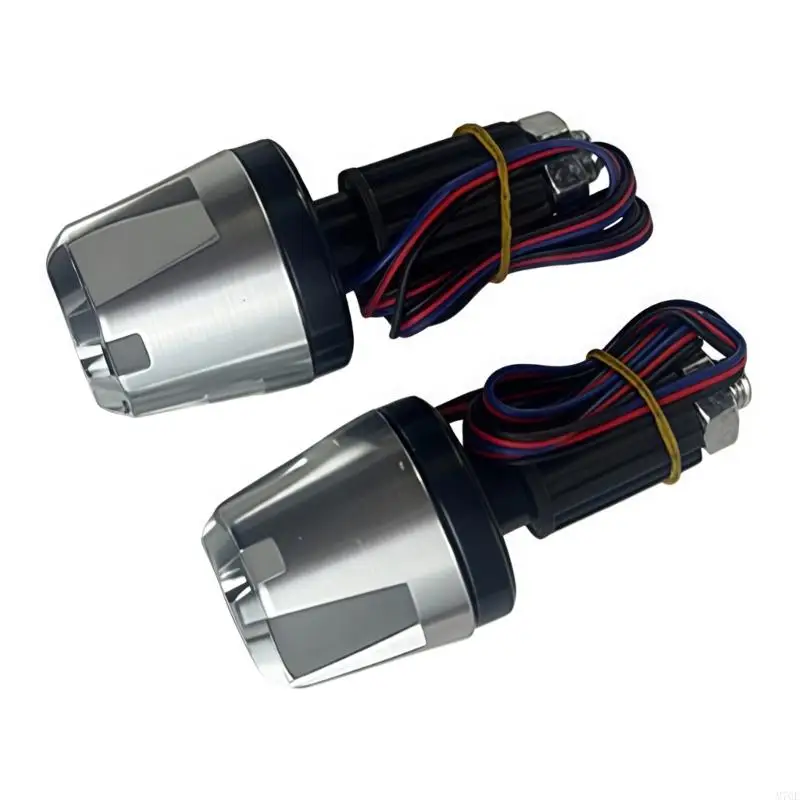 M76E Universal-Motorrad-Lenker-Endkappe mit LED-Licht, Aluminiumlegierung für Offroad-Fahrten und individuelle Anpassung – Detail 4
