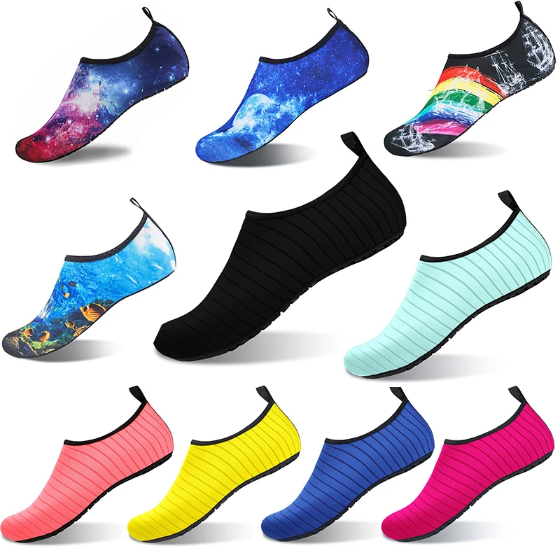 Unisex Summer Aqua Shoes Barefoot Drying Beach Game Shoes Diving Shoes Surfing Shoes Large Size Yoga Shoes 34-48#