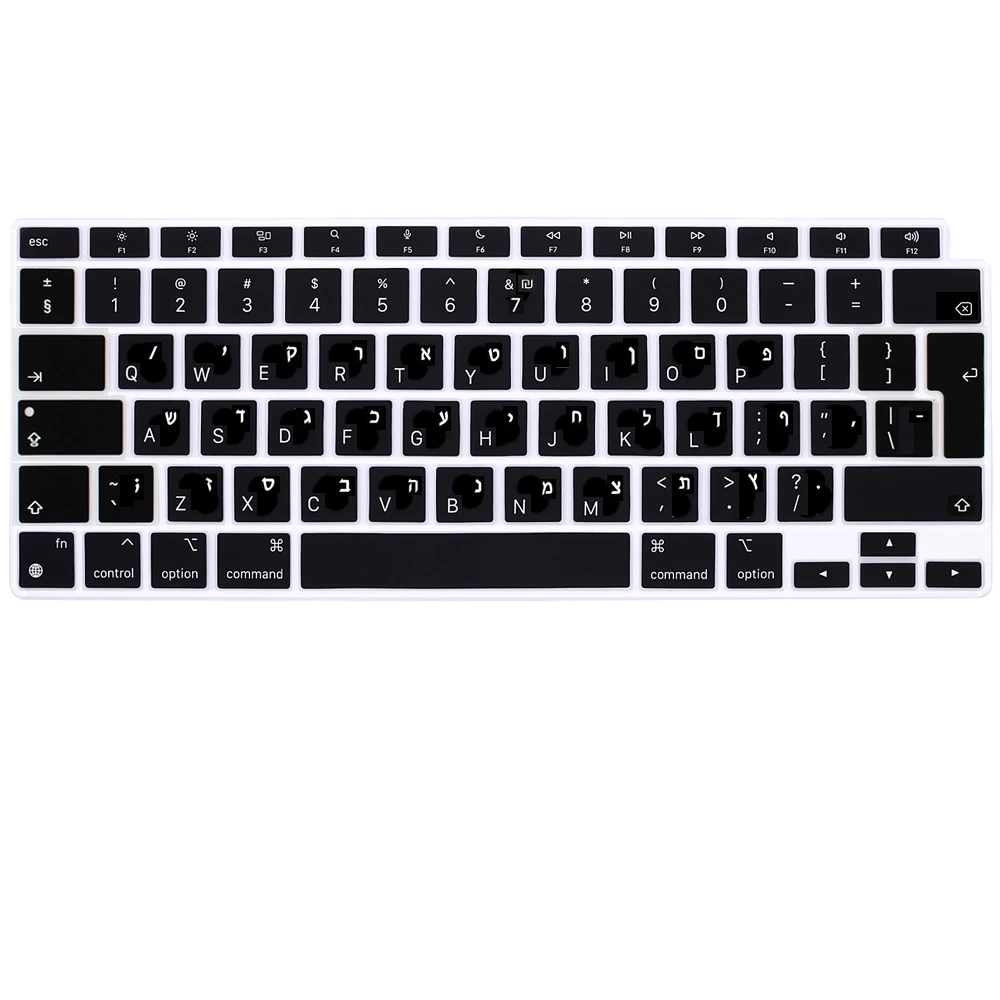 Israel Hebrew keyboard cover For Macbook Air 13 M1 (2020) Silicone keyboard protective cover A2337 protective film