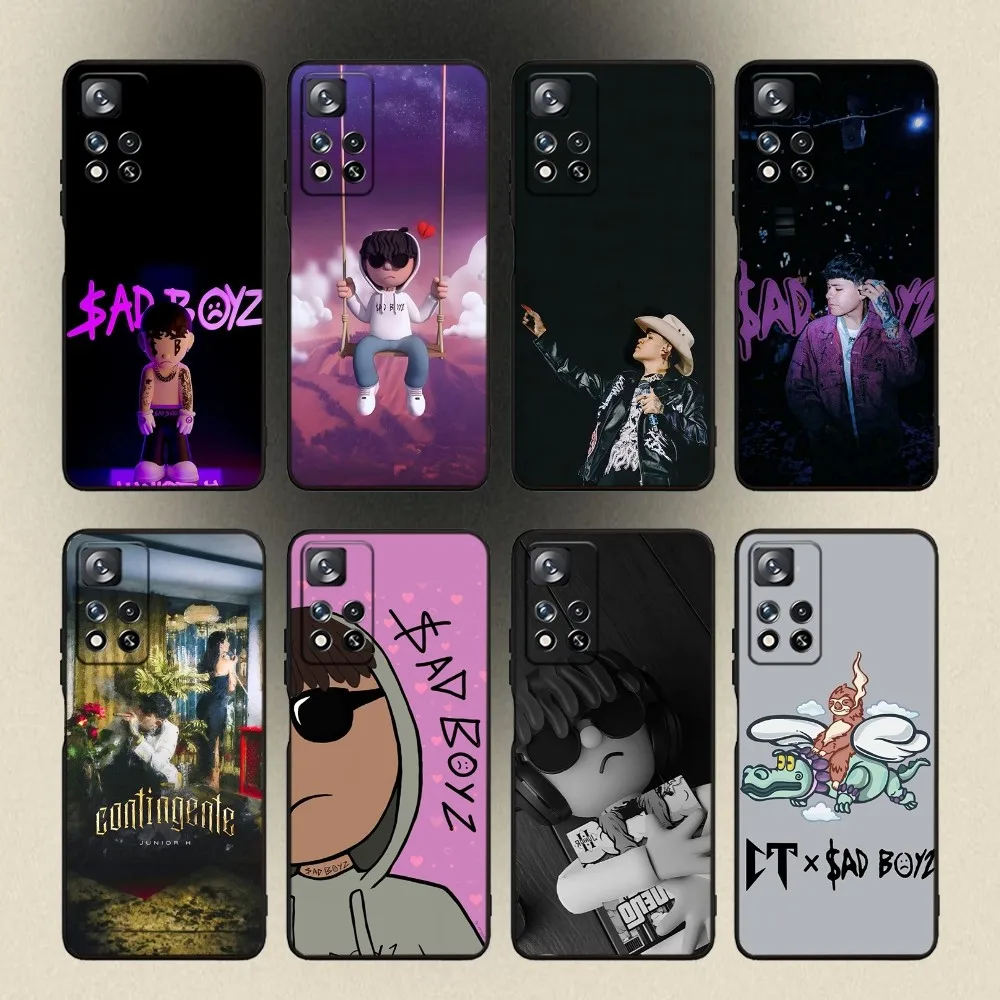 

Junior H Sadboiz 4 Life Phone Case For Samsung Galaxy A20,A21s,A22,A31,A32,A52,A53,A72,73,A80,A91 Soft Black Cover