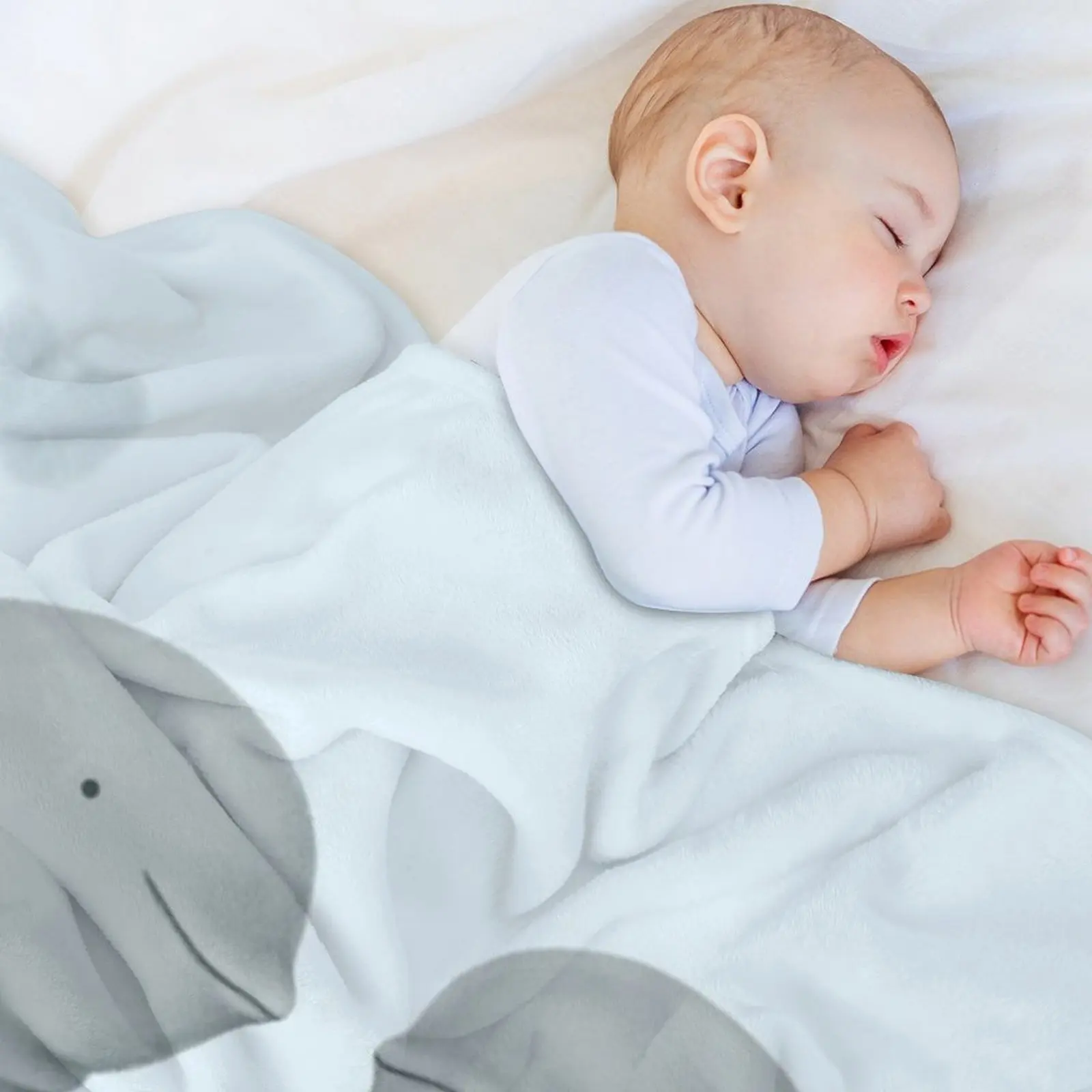 بطانية رمي الحب من Beluga رقيقة فاخرة رمي هدايا عيد الميلاد بطانيات فضفاضة