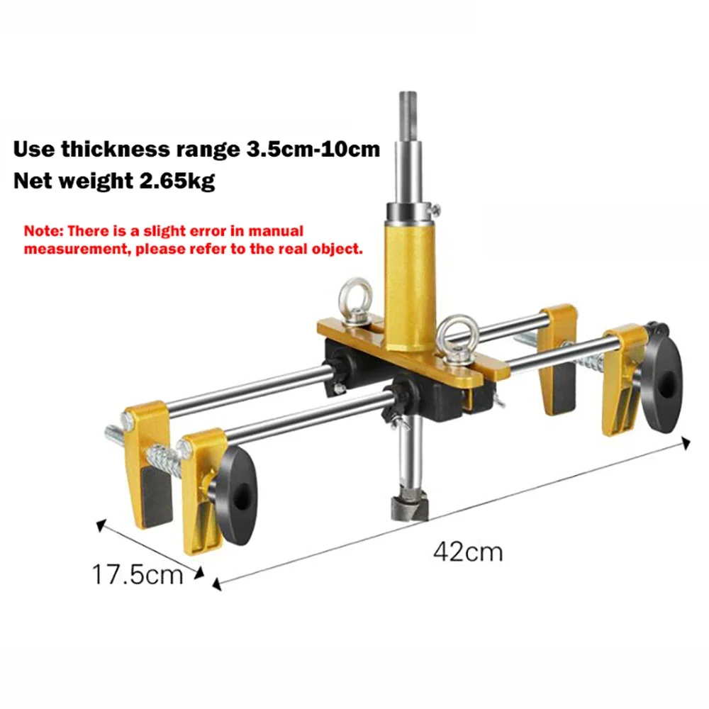 Wooden Door Lock Hole Opener Kit Slotting Machine Fixture Door Hole Opener Woodworking Lock Hole Device Drill Fixture Tool Kit