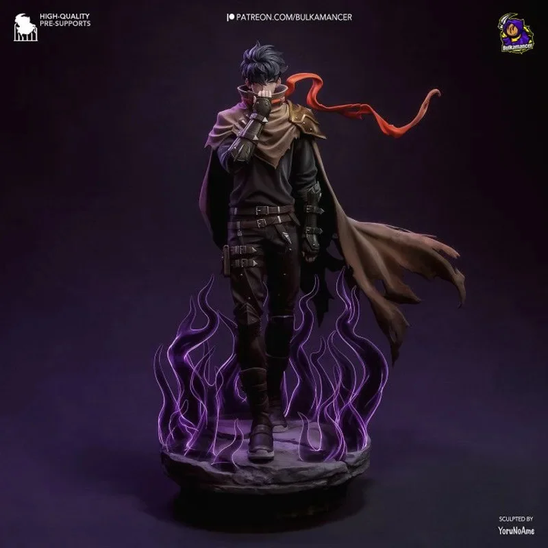 

Solo Leveling Sung Jinwoo GK Unpainted Resin Model Sung Jinwoo Desktop collection Figurines