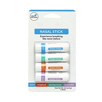 Nasal Stick (4 Pack) Boosts Focus + Enhances Breathing Provides Fresh Sensation | Aromatherapy Inhaler Made With Oil Gifts