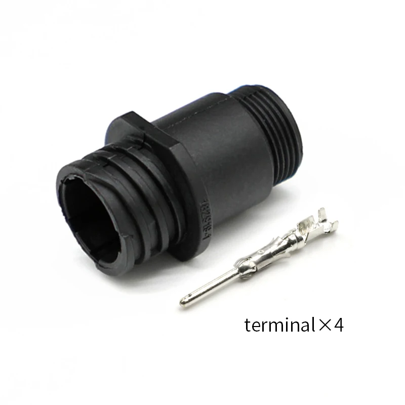 

182919-1 Automotive connector TE/AMP type historical code 4-pin wiring harness connector male head