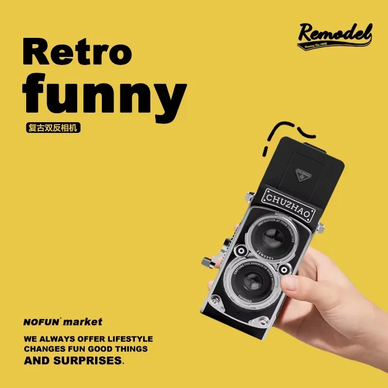 

Мини CCD Ретро Двойная рефлекторная камера для фото и видеозаписи с ручным джойстиком Аматорские аксессуары по индивидуальному заказу, подарки небольшого размера