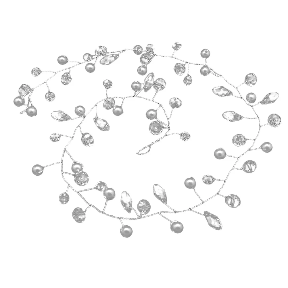 

Pearl Crystal Bridal Headb Wedding Hair Accessories Prom Party Headdress Beautiful Costume Noticed Banquet Photo Shoots