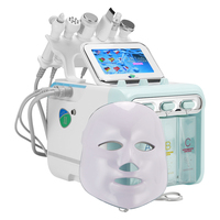 The New 7 in 1 Portable Hydro Dermabrasion Skin Care Beauty Machine Water Oxygen Jet Hydro Diamond Peeling Microdermabrasion