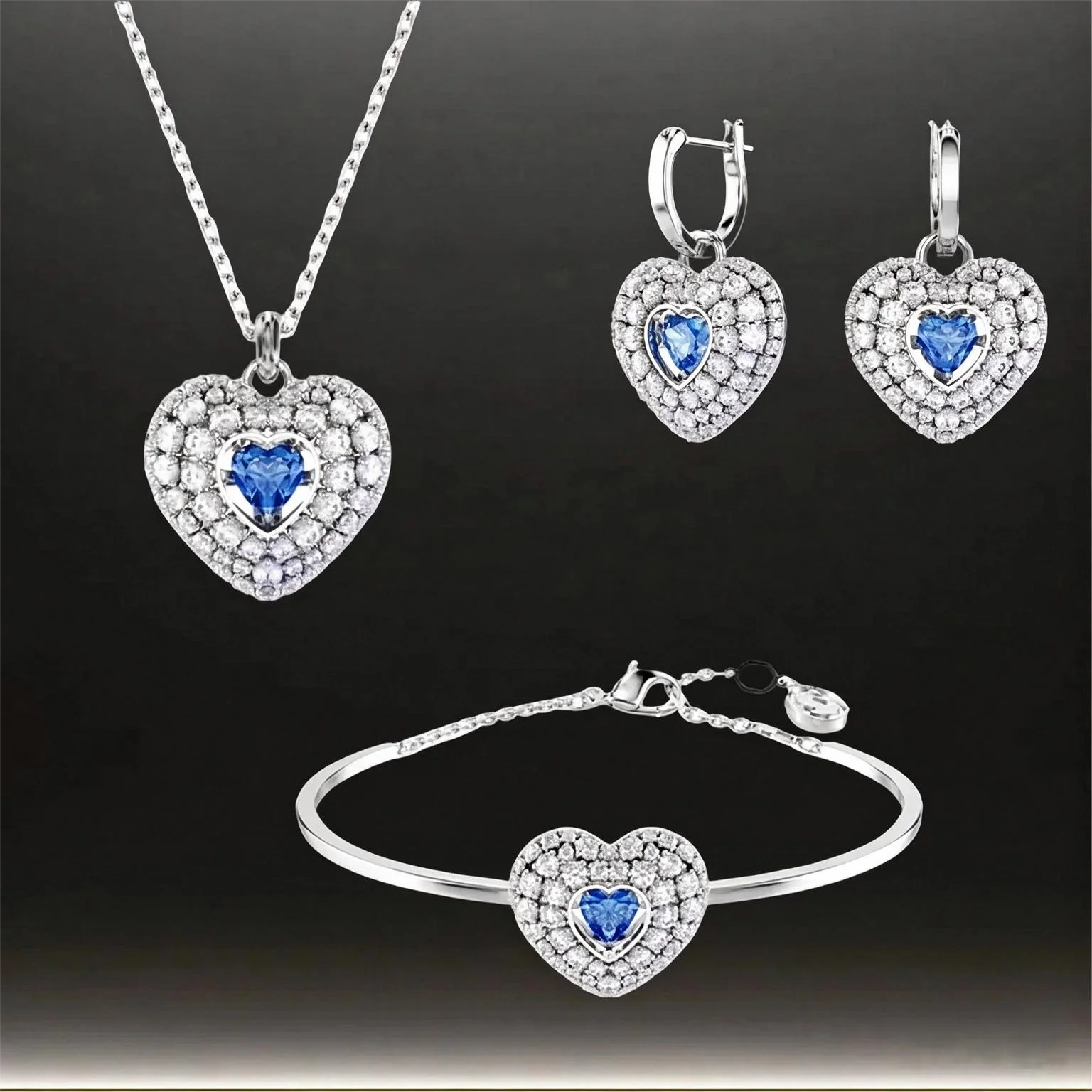 2026 New Arrival Sparkling Zirconia Jewelry for Her,Quiet Luxury Niche Design Style