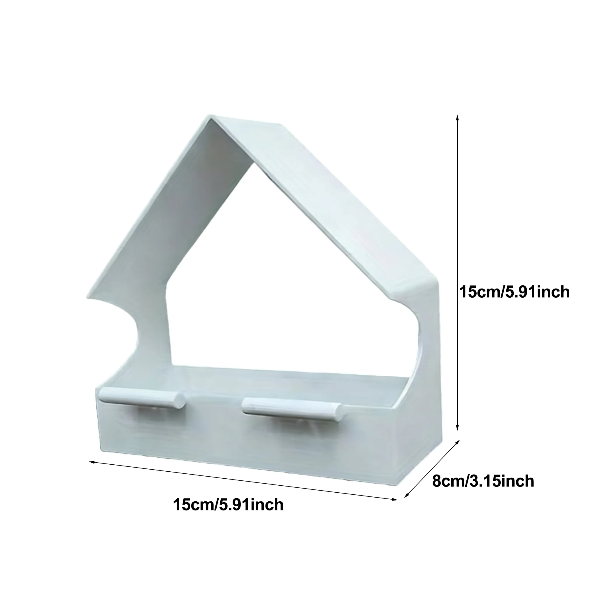 Window Bird Feeder Constructed from 15x15x8cm Compact Build Facilitates Easy Transport and Storage When Not in Use