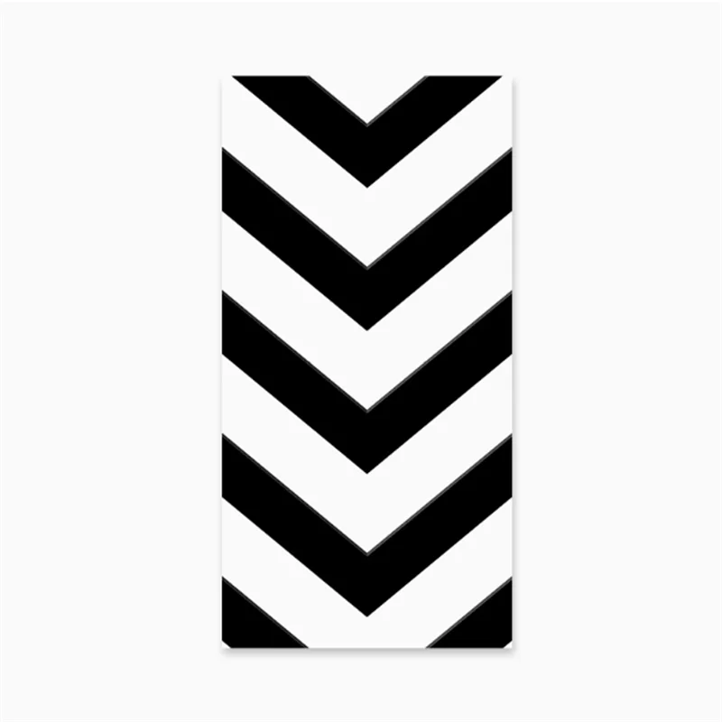 Nordic Black and White Striped Wallpaper Simple Geometric Lines Bar Living Room Background Walls Industrial Style Wallpapers